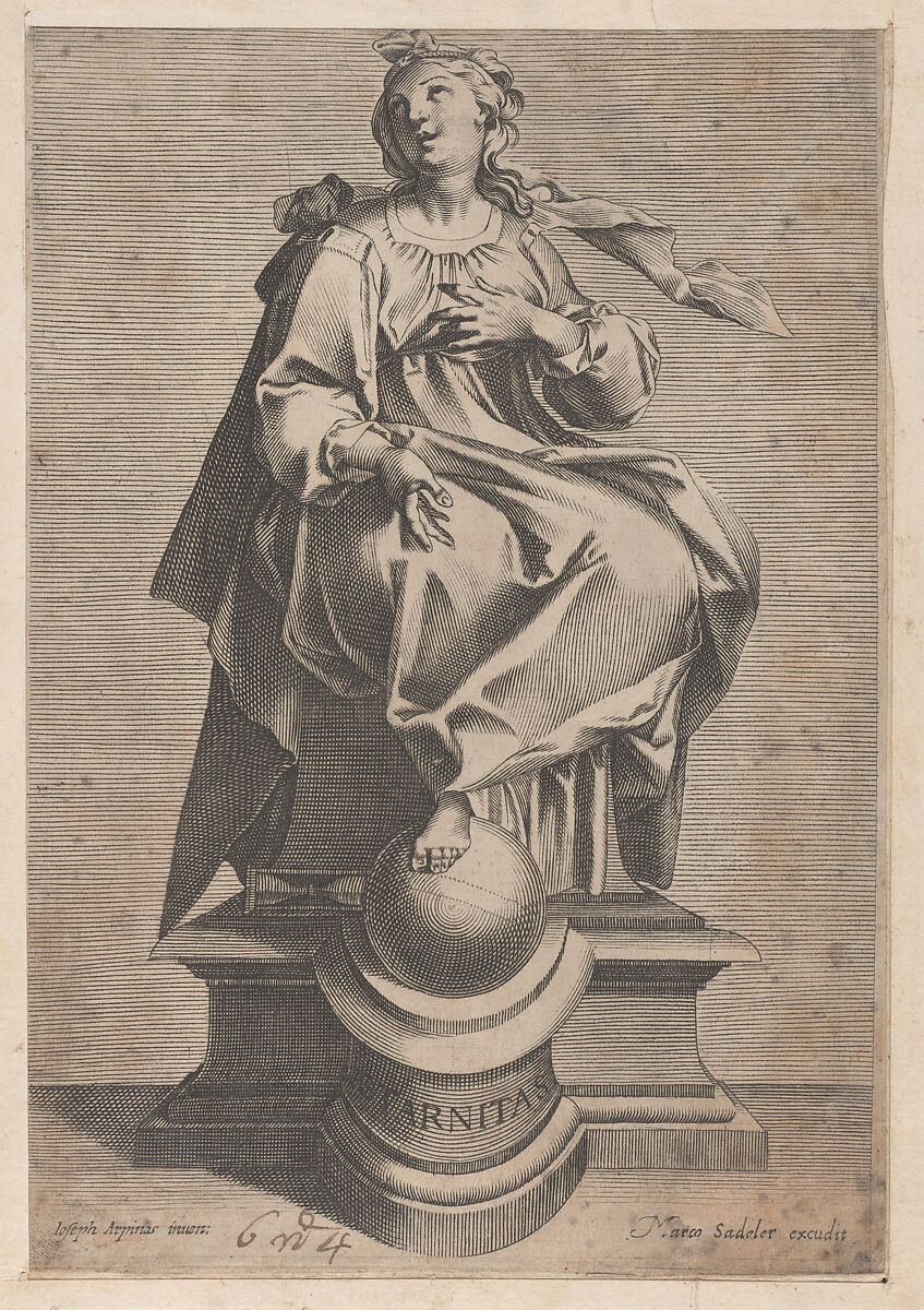 Aetarnitas, Marcus Sadeler (German, Munich before 1614–in or after 1650), Engraving 