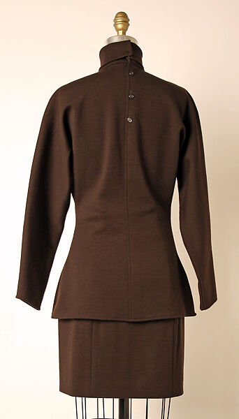 Ensemble, Calvin Klein, Inc. (American, founded 1968), (a–c) wool, nylon, lycra, American