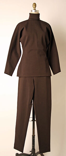 Ensemble, Calvin Klein, Inc. (American, founded 1968), (a–c) wool, nylon, lycra, American