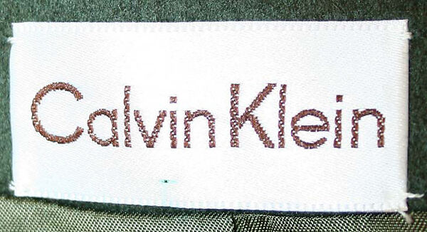 Ensemble, Calvin Klein, Inc. (American, founded 1968), (a–c) wool; (d) silk, American