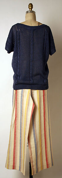 Ensemble, Calvin Klein, Inc. (American, founded 1968), linen, American