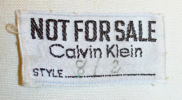 Dress, Calvin Klein, Inc. (American, founded 1968), linen, American