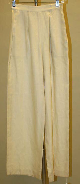Ensemble, Calvin Klein, Inc. (American, founded 1968), linen, American