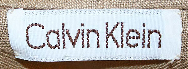 Ensemble, Calvin Klein, Inc. (American, founded 1968), linen, American
