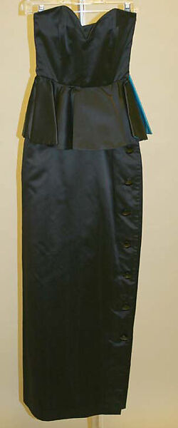 Evening ensemble, Calvin Klein, Inc. (American, founded 1968), silk, American 