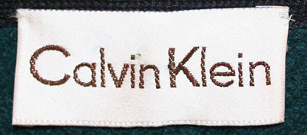 Ensemble, Calvin Klein, Inc. (American, founded 1968), (a,d) wool; (b) wool, cotton; (c) silk, American