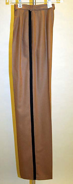 Ensemble, Calvin Klein, Inc. (American, founded 1968), (a,d) wool; (b) wool, cotton; (c) silk, American