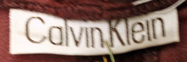 Ensemble, Calvin Klein, Inc. (American, founded 1968), (a,b) leather; (c) silk; (d) cotton, American