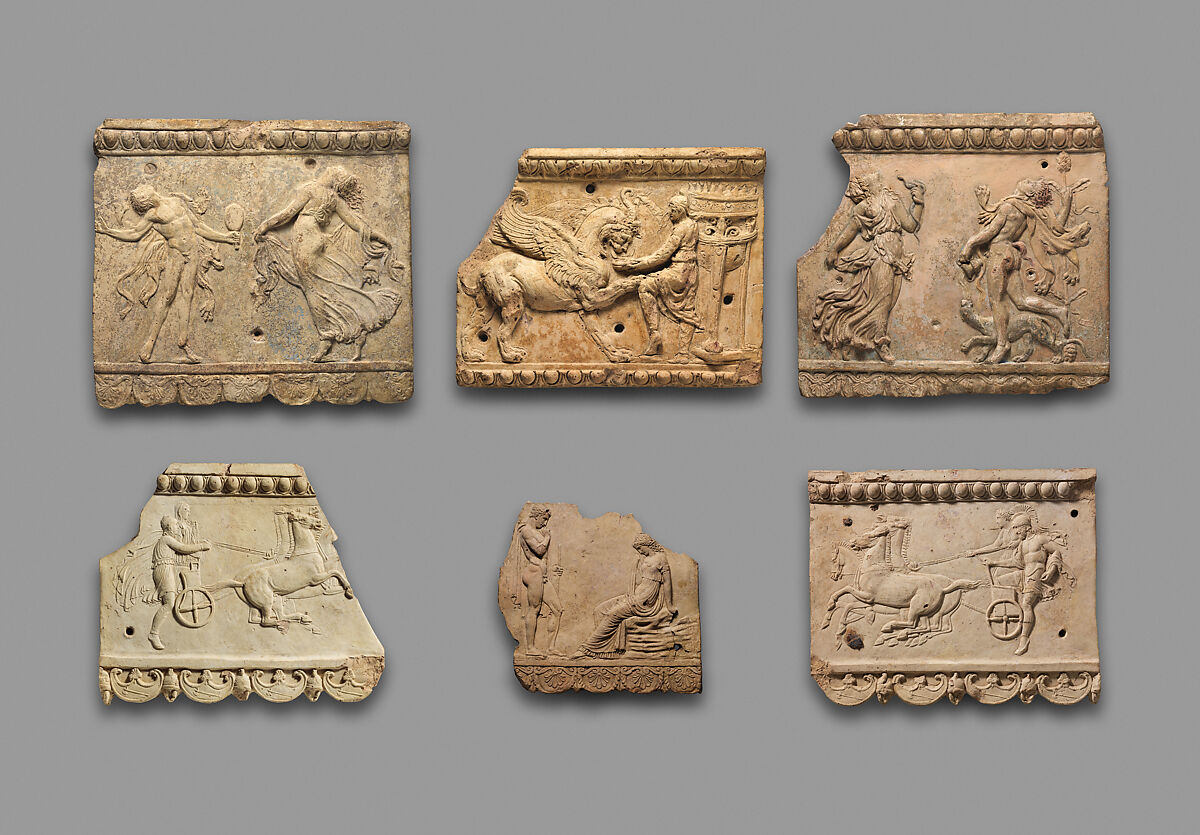 Terracotta plaques, Terracotta, Roman 