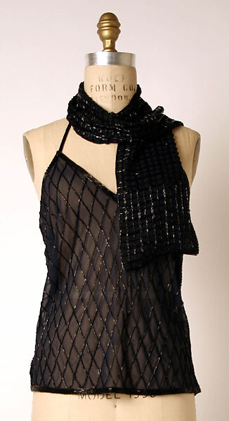 Evening ensemble, Calvin Klein, Inc. (American, founded 1968), silk, American