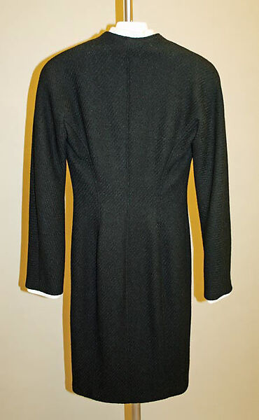 Dress, Calvin Klein, Inc. (American, founded 1968), wool, cotton, American