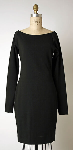 Dress, Calvin Klein, Inc. (American, founded 1968), wool, nylon, lycra, American 