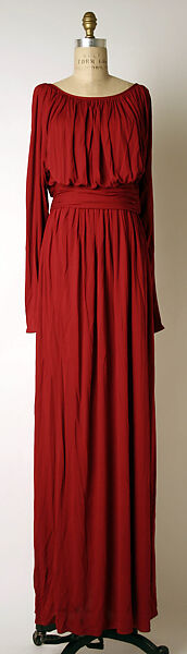 Evening dress, Calvin Klein, Inc. (American, founded 1968), rayon, American 