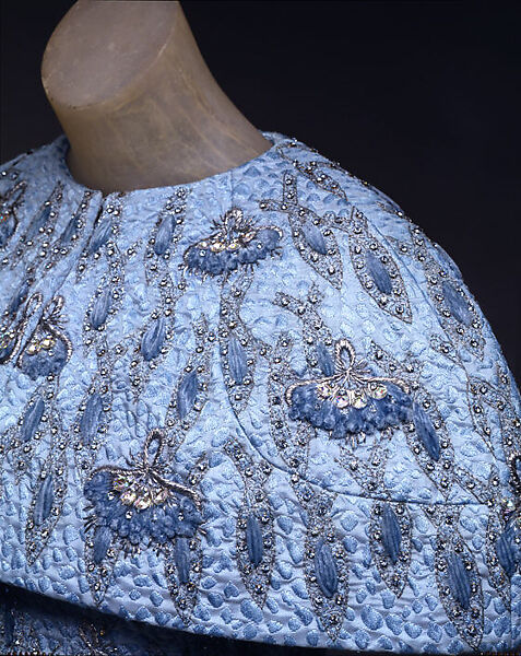 Evening ensemble, House of Givenchy (French, founded 1952), silk; (a, b) glass beading, metallic thread, French