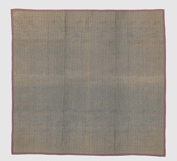 Amish Double Nine-patch quilt, Unknown Amish Maker, Lancaster County, Pennsylvania, United States, Wool and cotton, American