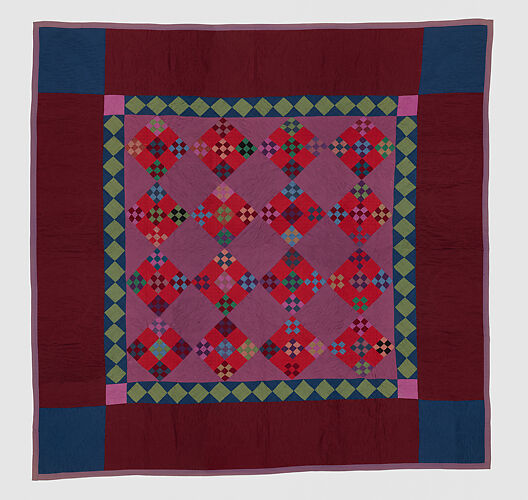 Amish Double Nine-patch quilt