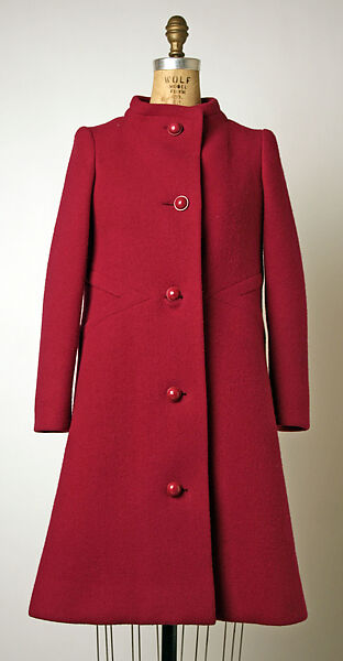 Coat, Pierre Cardin (French (born Italy), San Biagio di Callalta 1922–2020 Neuilly), wool, French 