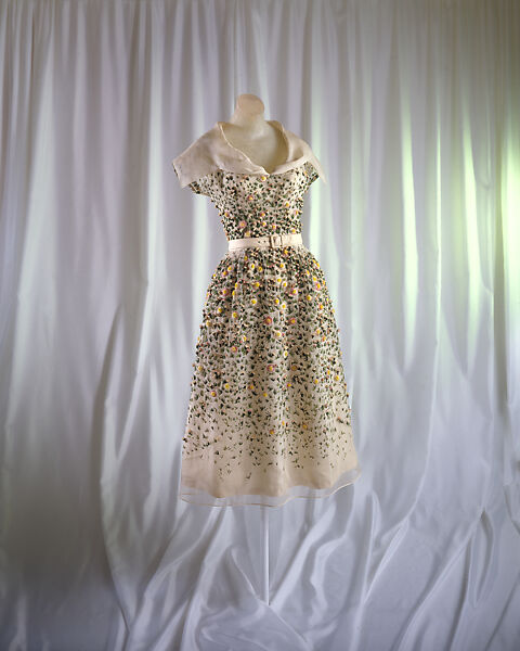 "Vilmorin", House of Dior (French, founded 1946), silk, nylon, French