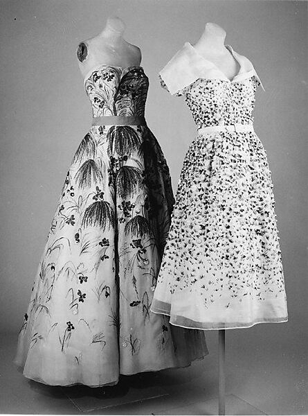 "Vilmorin", House of Dior (French, founded 1946), silk, nylon, French