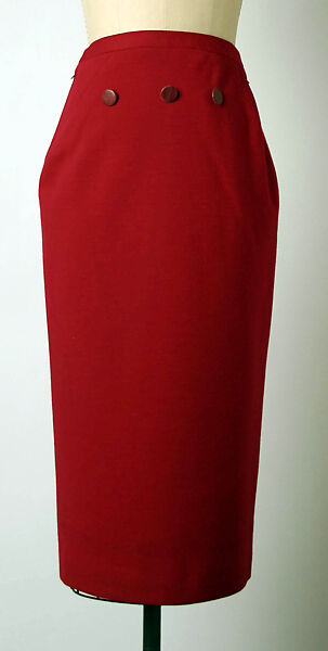 Dress, House of Givenchy (French, founded 1952), wool, French