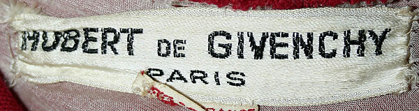 Dress, House of Givenchy (French, founded 1952), wool, French