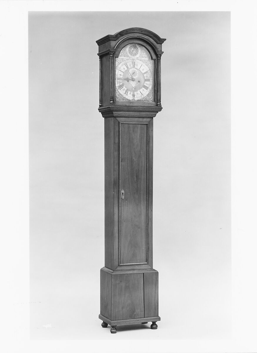 Tall Clock, Samuel Bagnall (active ca. 1740–1760), Walnut, American