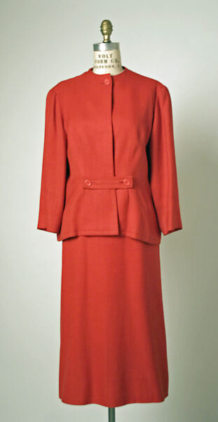 Suit, House of Balenciaga (French, founded 1937), linen, French