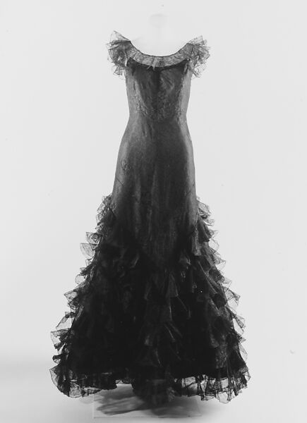 Evening dress, House of Chanel (French, founded 1910), silk, French