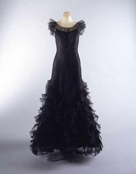 Evening dress, House of Chanel (French, founded 1910), silk, French