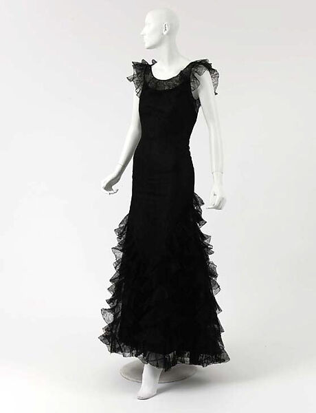 Evening dress, House of Chanel (French, founded 1910), silk, French