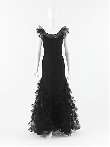 Evening dress, House of Chanel (French, founded 1910), silk, French