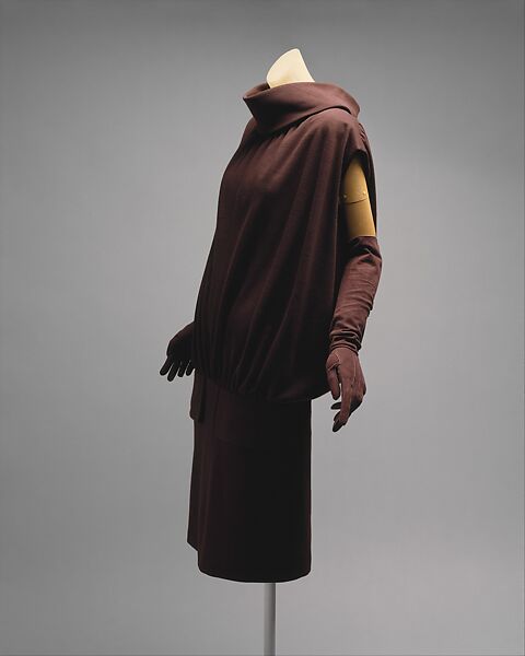 Dress, House of Balenciaga (French, founded 1937), wool, French
