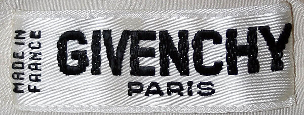 Evening dress, House of Givenchy (French, founded 1952), metallic thread, feathers, silk, French