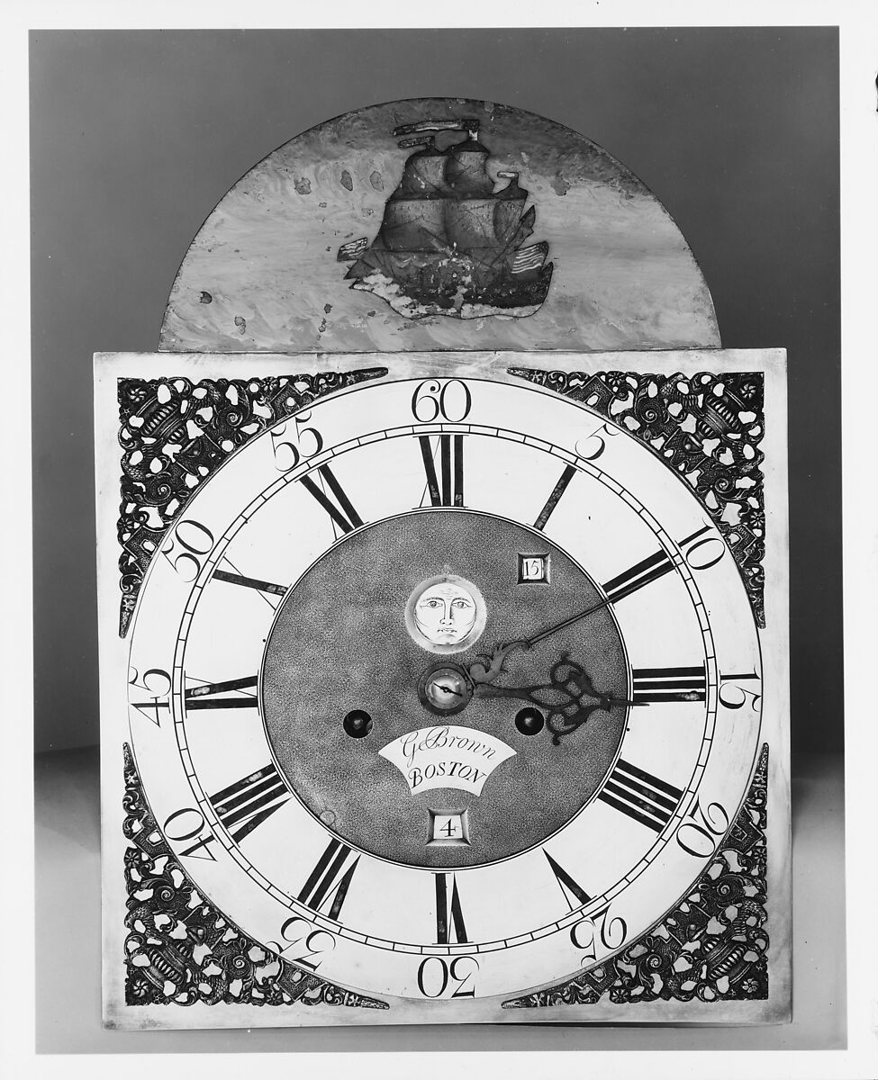 Tall Clock, Gawen Brown (1719–1801), Mahogany, chestnut, white pine, American