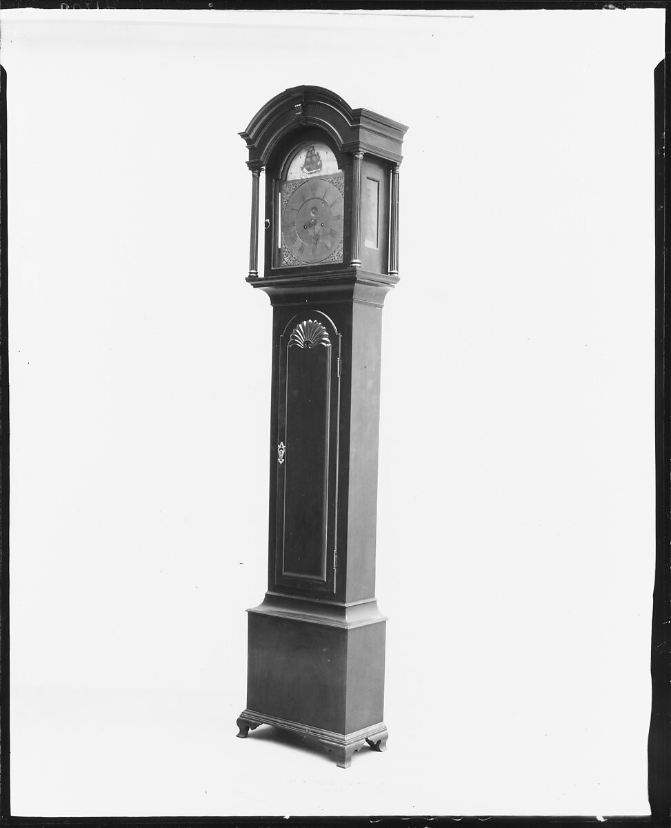 Tall Clock, Gawen Brown (1719–1801), Mahogany, chestnut, white pine, American