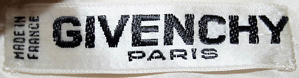 Evening dress, House of Givenchy (French, founded 1952), cotton, glass, coral, French