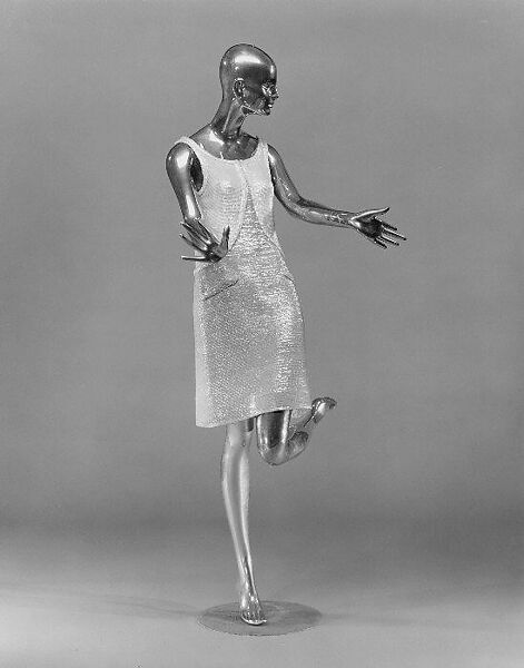 Evening dress, André Courrèges (French, Pau 1923–2016 Neuilly-sur-Seine), cotton, French