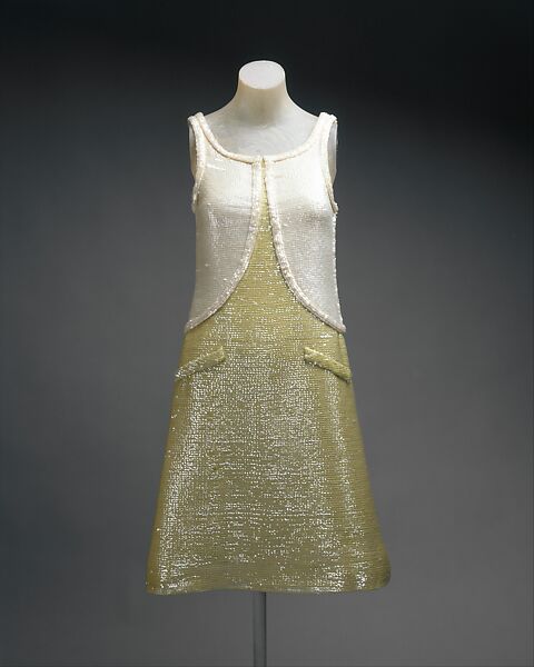 Evening dress, André Courrèges (French, Pau 1923–2016 Neuilly-sur-Seine), cotton, French 