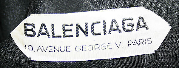Dress, House of Balenciaga (French, founded 1937), wool, silk, French