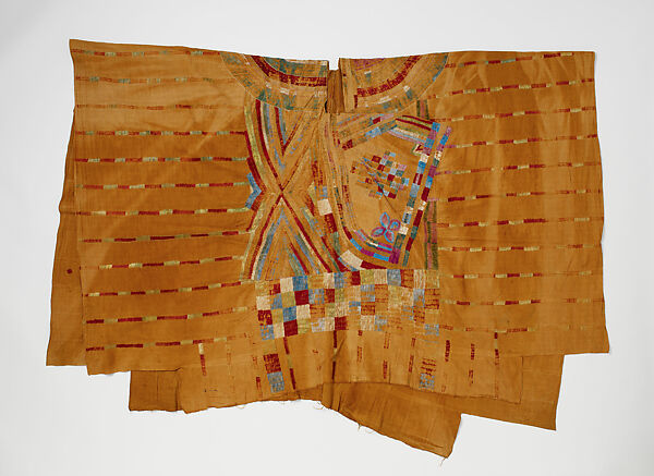 Boubou, Cotton, silk, dye, Bamana peoples 