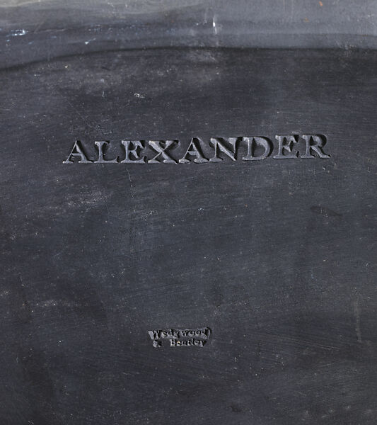 Alexander the Great, Wedgwood and Bentley (British, Etruria, Staffordshire, 1769–1780), Black basalt ware, British, Etruria, Staffordshire