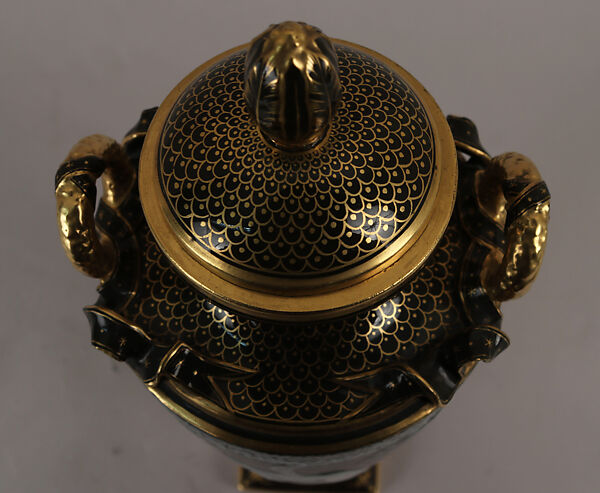 Vase and cover, Minton(s) (British, Stoke-on-Trent, 1793–present), Pâte-sur-pâte porcelain, British, Stoke-on-Trent, Staffordshire