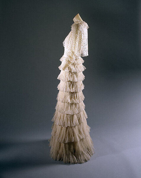 Evening ensemble, House of Chanel (French, founded 1910), silk, French
