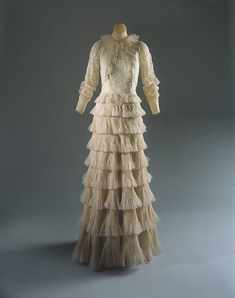 Evening ensemble, House of Chanel (French, founded 1910), silk, French