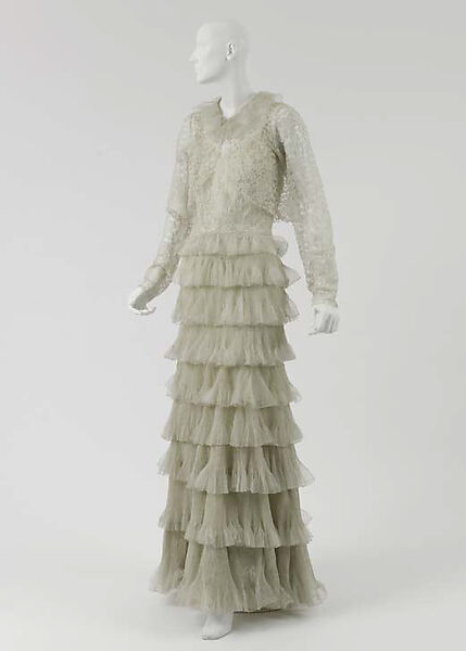 Evening ensemble, House of Chanel (French, founded 1910), silk, French