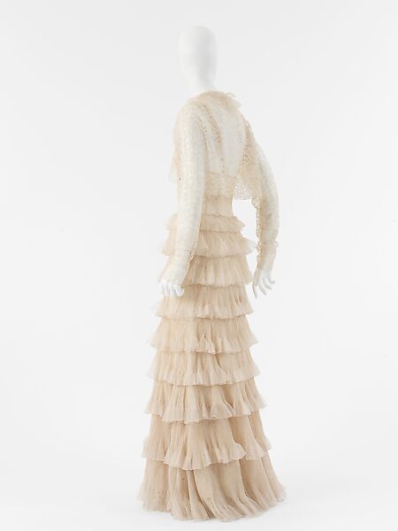 Evening ensemble, House of Chanel (French, founded 1910), silk, French