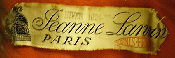 Coat, House of Lanvin (French, founded 1889), silk, wool, fur, metal, French