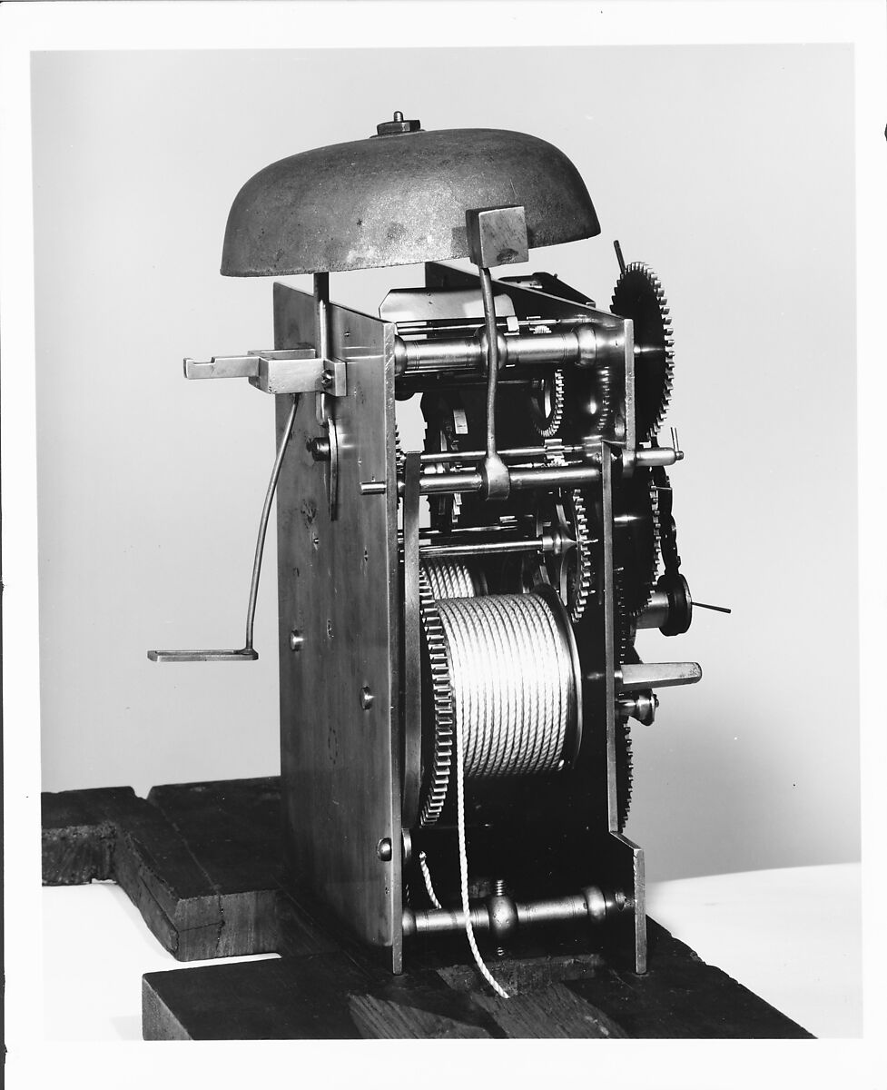 Tall Clock, William Claggett (1696–1749), Mahogany, red maple, tulip poplar, American