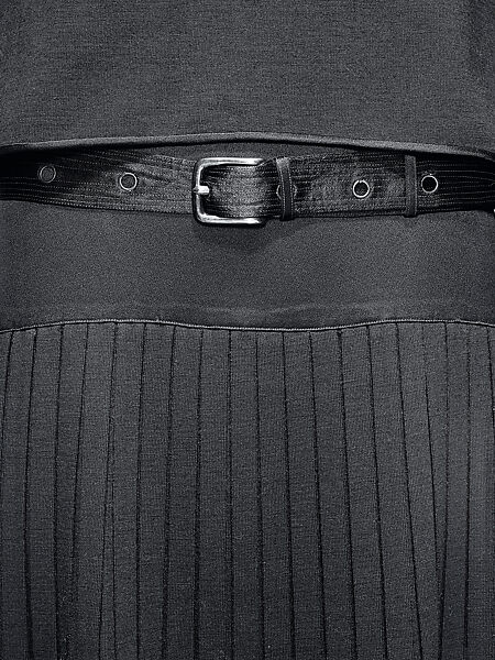 Ensemble, House of Chanel (French, founded 1910), silk, wool, metal, French