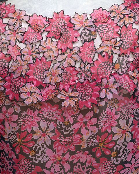 Ensemble, House of Chanel (French, founded 1910), silk, wool, French